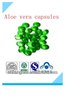 Whitening skin Natural green aloe vera soft capsule