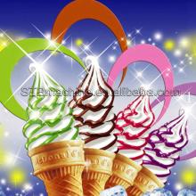 China alibaba soft server icecream with protein powder mix