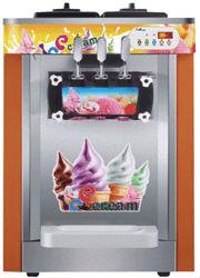 Desk Type Three Color Soft Ice Cream Making Machine