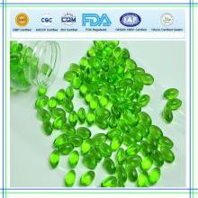 Transparent aloe vera softgel