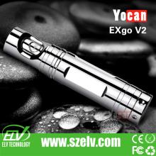 ELV 2014 Replaceable control panel Yocan EXgo V2 battery origin mod