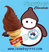 Snowboy Soft Serve Ice Cream - Chocolate - ice cream powder