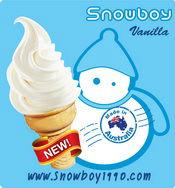 Snowboy Soft Serve Ice Cream - Vanilla - Ice cream powder