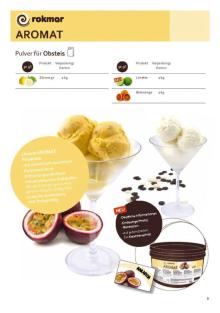Ice  cream   flavour s and machinery