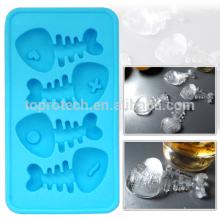 Silicone Fish Bone Ice Tray Bar Party Cube Pan Kitchen Chocolate Mold, HCK106