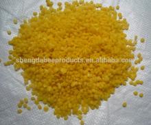 Bulk quantity yellow color beeswax granule for cosmetic