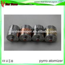 Starstone 2014 New design pyrro rda clone atomizer ecig 1:1 clone pyrro atomizer