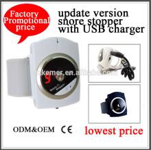 Manufacturer promote sale White  USB   Charger  anti snore stopper wrist electronic snoring stopper snor