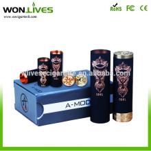 Newest design wholesale 1:1 clone full mechanical mod Akuma V2 ecigars