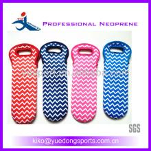 Neoprene single red wine bottle coolers, Neoprene wine tote