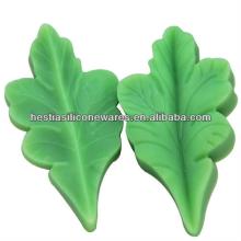 Food grade flxible leaves shape 3d silicone cake decorating molds
