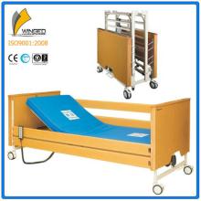 Electric adjustable homecare bed for elderly aid