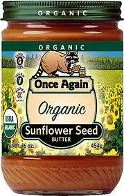 Once Again Organic Nut Butter, Sunflower Seed - 16 oz jar