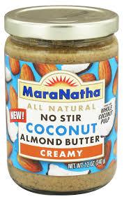 MaraNatha Almond Butter, Crunchy, No Stir - 12 oz jar