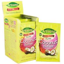Artisana Organic Raw  Coconut   Butter , Gluten Free - 10 pack, 1.19