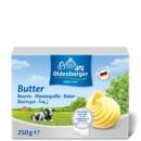 Butter unsalted, 250 g. made in GERMANY
