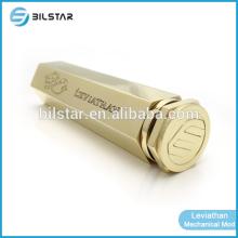 100% Original Mechanical Mod Leviathan Mod Brass polished 18650 battery mod by Bilstar