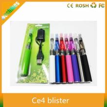 high quality History Cheapest colorful 1.6 ml ce4 atomizer ce4 battery 650mah blister pack ce4 blist
