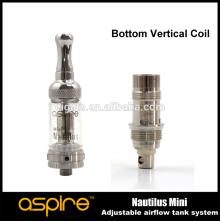 14 August newest aspire nautilus mini BVC coil best atomizer mini nautilus glassomizer