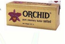 Orchid Pure Cream  Butter  Salted 227g