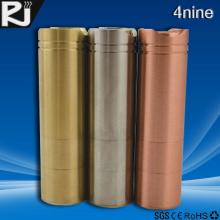 New   Arrival  ecig mod 4nine 26650 mod,copper and brass 4nine mod in stock
