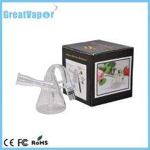 New items glass atomizer shisha,smoking water pipe ,glass hookah wholesale for dry herb wax clear va