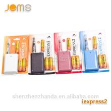 2014 August product jomotech ecig iexpress2 for AA battery $2.3