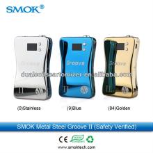 New Version SMOK Groove Metal Steel Groove 2 Safety Verfied  Variable   voltage  E-cigarette battery Mod