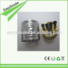 ew release Plume Veil rda 24kt Gold plated PlumeVeil atomizer ,plume Veil clone Delrin insulator Plu