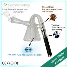 glass waterpipe rechargeable durable ecigator glass atomizer shisha ego shisha glasspipe for wax
