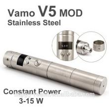 Promotion Items !! Vamo V5 Ecigator Ecig VV VW e cig mod stainless steel vaporizer pen vamo v5 for s
