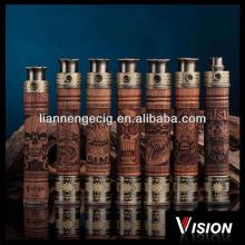 Hot selling wholesale wood VV battery e fire mod kit E-Fire 1100mah