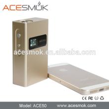 2014 best ecig exgo ACE50 100W box mod for ecigator ecig wholesaler