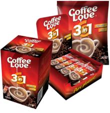 Coffee Love 3in1, Instant White Coffee With Sugar