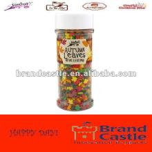 multi-colored Autumn Leaves jimmies