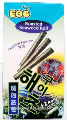 Thai Seaweed Snack Roasted Seaweed Roll Original Flavor