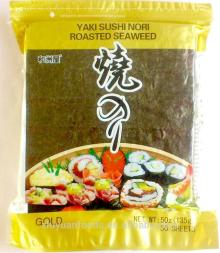  Sushi   Nori  Grade A Roasted Seaweed  50sheets 