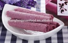 Purple potato egg rolls