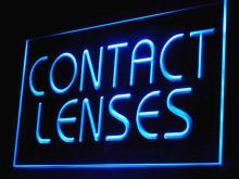 200041B Contact Lenses Vitamin E Hygiene  Optical  Female Glasses LED Light Sign