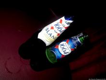 Kronenbourg 1664 blanc beer in blue 25cl and 33cl bottles