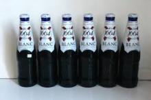 Kronenbourg 1664 blanc beer in blue 33cl bottles