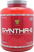 BSN Syntha-6 Whey Protein Powder Peanut Butter Chocolate 5 lbs + Free 10 Servings