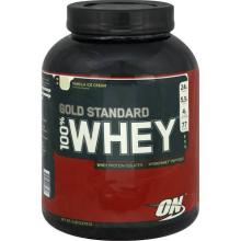 Optimum Nutrition Gold Standard 100% Whey Protein, Vanilla Ice  Cream  - 5 lb  jar 
