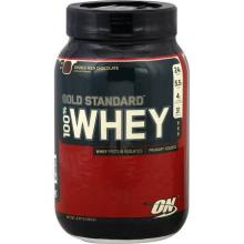 Optimum Nutrition Gold Standard 100% Whey Protein, Double Rich Chocolate - 2 lb jar