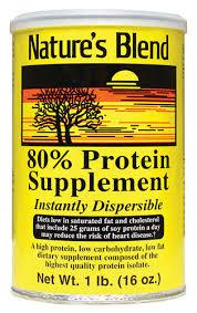 Protein Supplement 80% 22 grams 1lb. (16 oz)