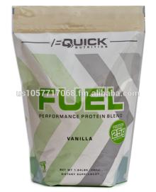 BQuick Nutrition FUEL Vanilla 2lb Bag Protein Powder Blend
