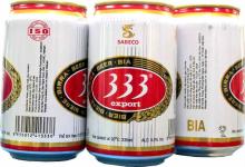 Saigon 333 light Lager Beer in 330ml tin