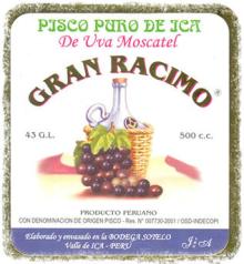 PISCO MOSCATEL