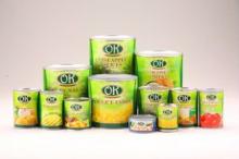 canned fruit and fish