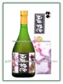 Various types of plum wines from Japanese private label drink company
